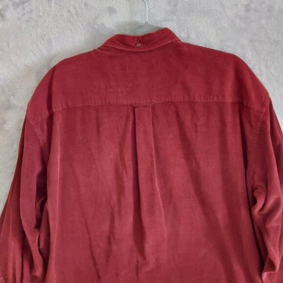Vintage Nordstrom corduroy shirt mens XXL button down cotton hipster dad career - Picture 8 of 16